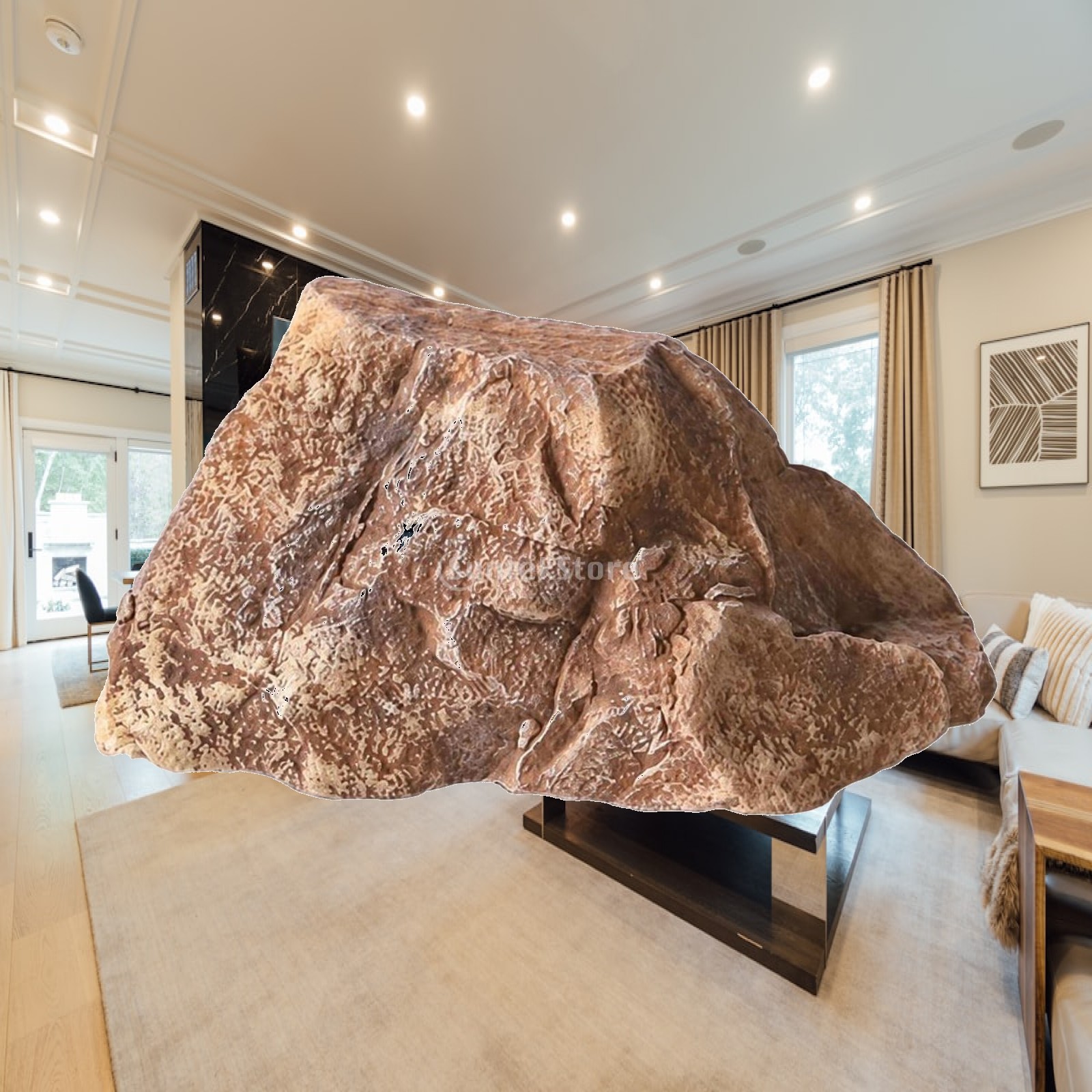 Aquarium Decoration Rock - Gerçekçi Yapay Taş Heykel PU Köpük