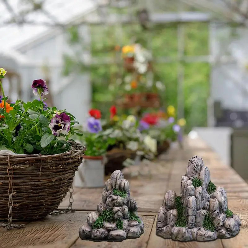 Mini dağ minyatür sahte taş ya - Aquarium Decoration Rock incelemesi ve fiyatı