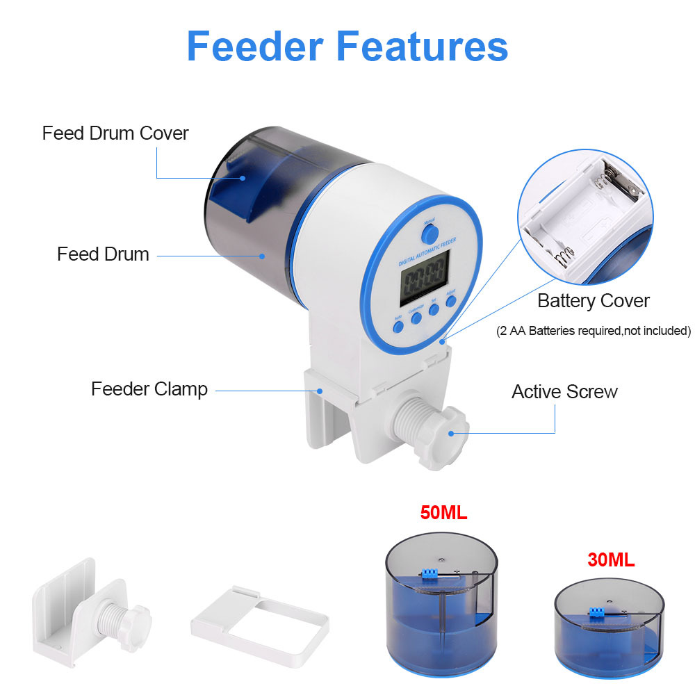 Otomatik Balık Tankı Besleyici - Aquarium Fish Auto Feeder incelemesi ve fiyatı