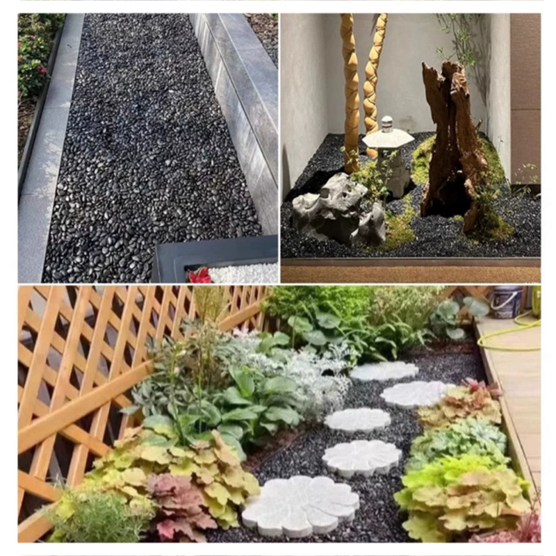 Beyaz ve Siyah Cilalı Nehir Ta - Aquarium Decoration Rock incelemesi ve fiyatı