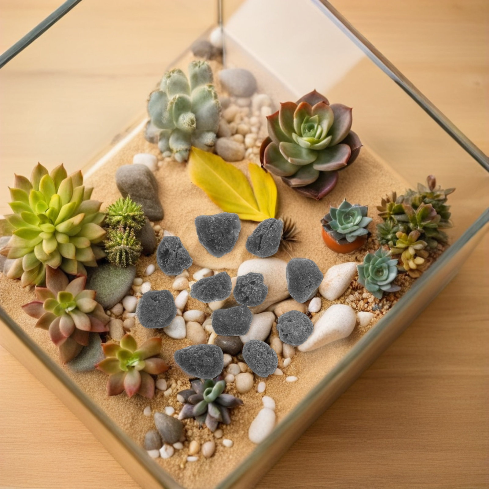 200G Siyah Meteorit Kristal Ör - Aquarium Decoration Rock incelemesi ve fiyatı